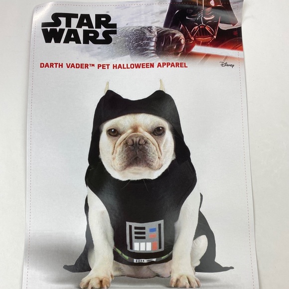 Darth Vader Pet Halloween Costume Hooded Shirt - Picture 1 of 6